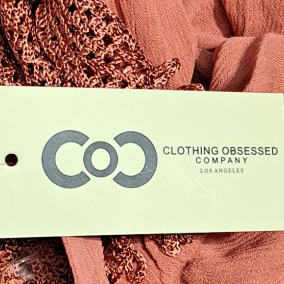 MANGO BOHO SHEER NET MESH BALLOON SLEEVE TOP - Picture 8 of 8